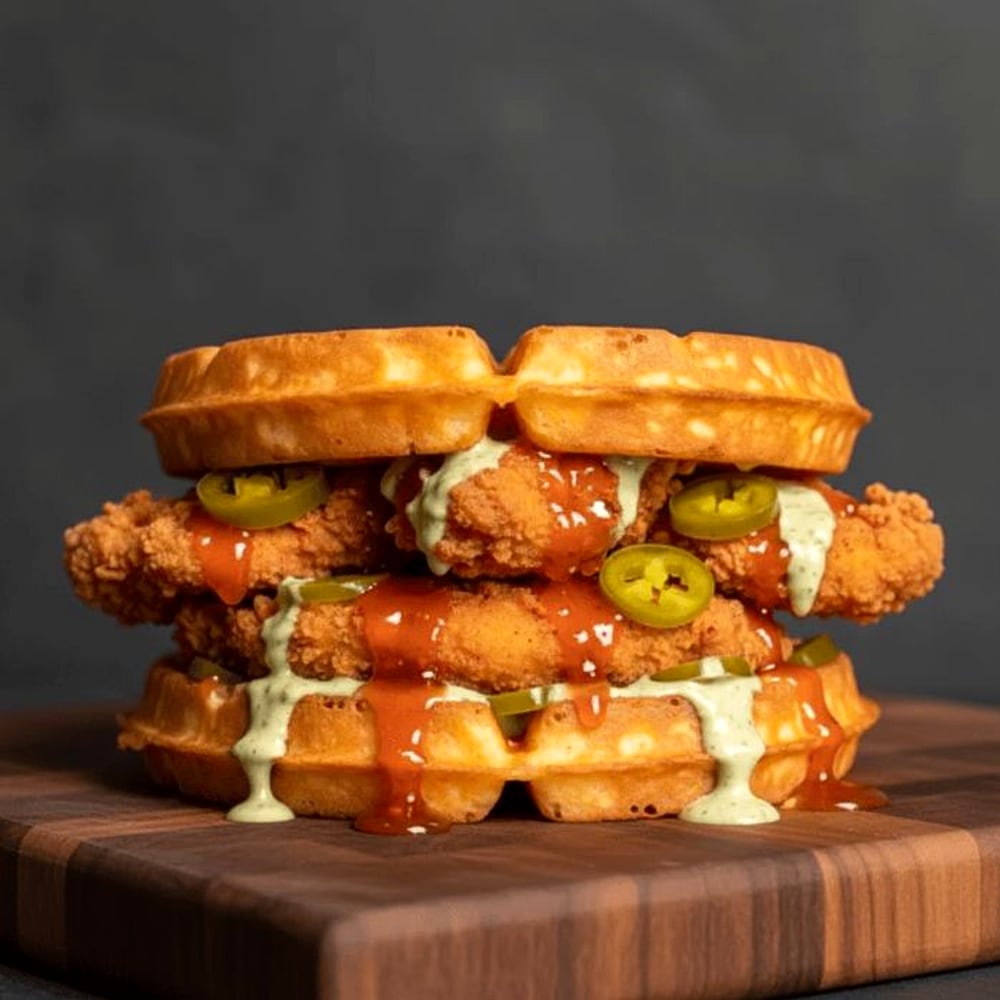 Spicy Chick feast spread